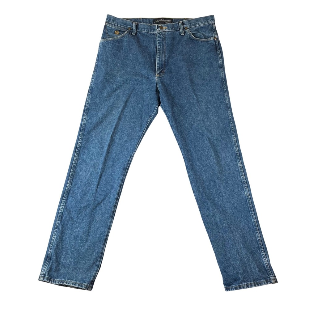 Wrangler Jeans Men 38x34 George Strait Cowboy Cut Collection Blue Denim 13MGSHD